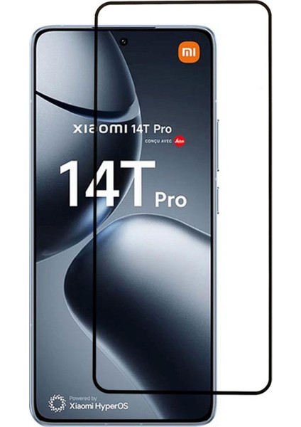 Xiaomi 14T Pro Kırılmaz Cam 5d Tam Kaplayan 9h Temperli Ekran Koruyucu