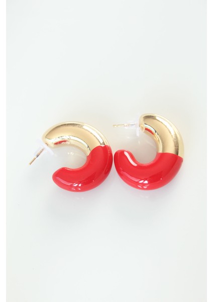 Tegan Ccb Kırmızı Gold Çift Renk Küpe TG27BKP8869 fiyatları