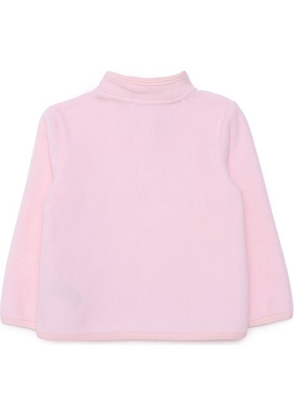 Kız Bebek Polar Hırka Fermuarlı Hakim Yaka Uzun Kol fiyatları