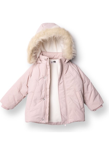 Kız Bebek Mont Fermuarlı Uzun Kol modelleri
