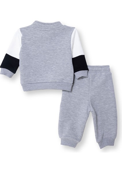 Erkek Bebek Eşofman Takımı Fermuarlı Bisiklet Yaka Uzun Kol Ribanalı Paça fiyatları