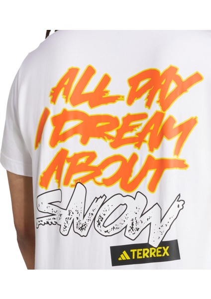 TERREX JM6361 Terrex Snow Adventure Graphic Tişört modelleri