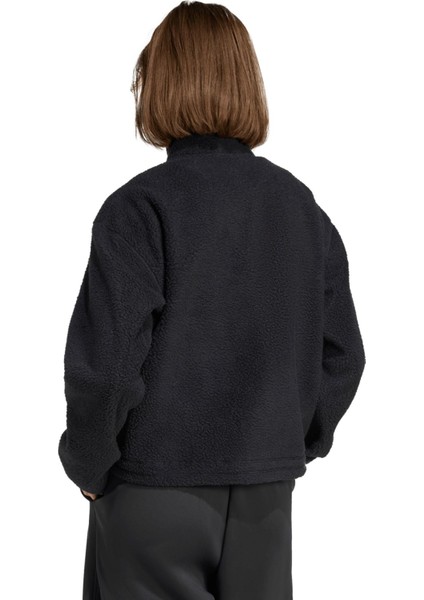 AJM8444 Adidas W Ct Fleece Hz Kadın Ceket Siyah modelleri