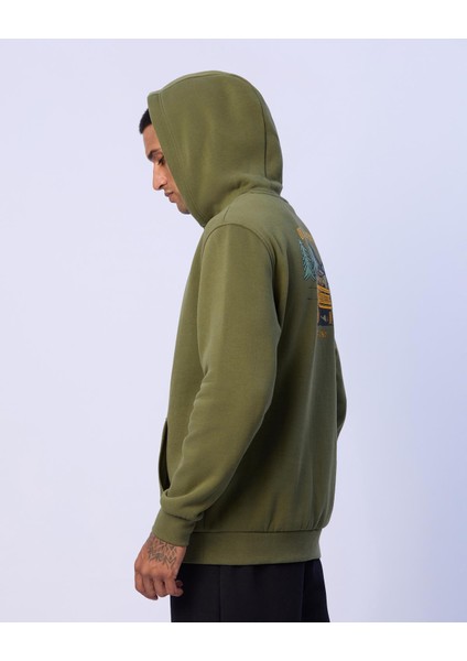 Theo Erkek Haki Hoodie modelleri