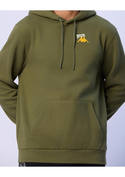 Theo Erkek Haki Hoodie indirimleri