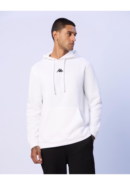 Palmir Erkek Beyaz Regular Fit Hoodie