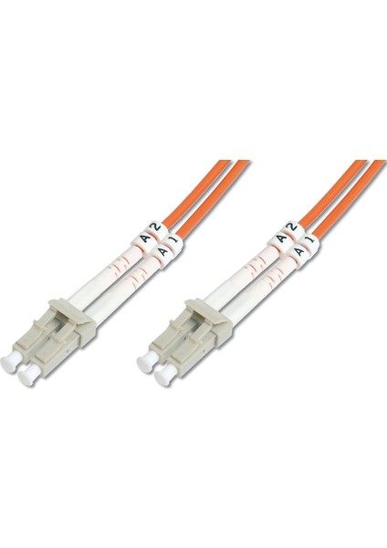 Lc-Lc Fiber Optik Patch Kablo, Multimode Om 1 62.5/125 Duplex, 3.0mm, Lszh, 2 Metre