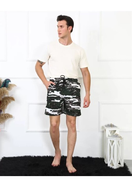 Moda Erkek Lakost Siyah Şort
