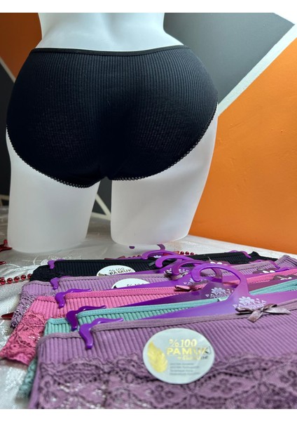 5'lı Brazilian Kalıp Dantel Işlemeli Kadın Külot fiyatları