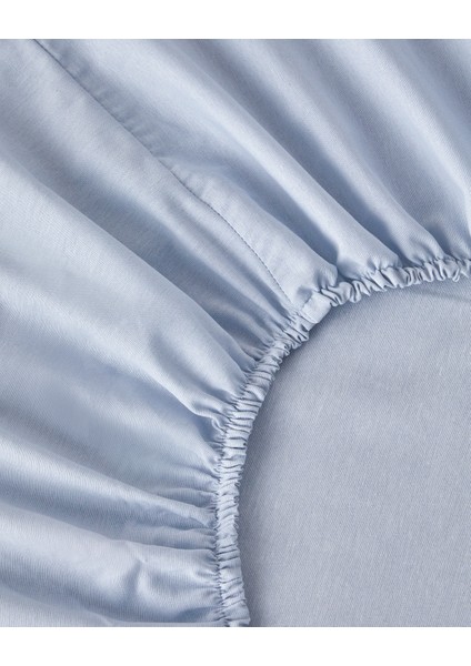 Natural Whirl Kolay Ütülenir Tek Kişilik Nevresim Takımı 160x220 cm Mavi - Bej