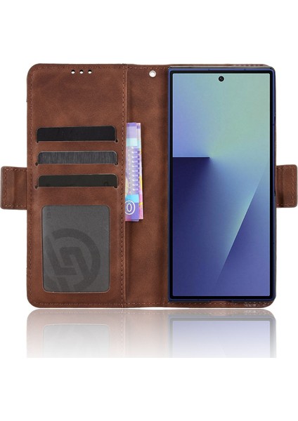 Samsung Galaxy Z Fold 7 Flip Pu Deri Darbeye Dayanıklı Koruyucu Kılıf Kredi Kartı Tutucu ile Uyumlu (Yurt Dışından) indirimleri
