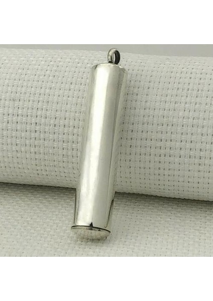 Silindir Cevşeni Kebir Dualı 925 Ayar Gümüş Erkek Kolye Ucu