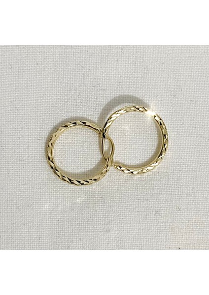 Desenli Halka Altın Küpe fiyatları