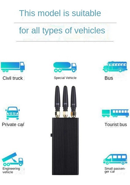 2x Taşınabilir Gps Sinyal Engelleyici Wifi Kamera Sinyal Bulucu Gps Konumlandırma ve Izleme Yalnızca Desteklenen Gps ve 2g (Yurt Dışından) modelleri