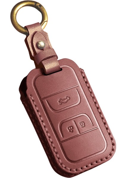 Chery Exeed Tiggo Için Araba Anahtarı Kapağı 8 7 5x 2019 2020 Araba Aksesuarları Kahverengi (Yurt Dışından)