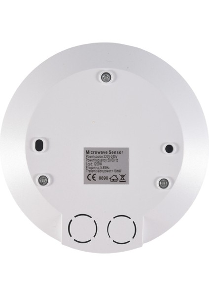 2x 220V 1200W Mikrodalga Radar Sensörü Hareket Dedektörü LED Aydınlatma Tavan Montaj Motor Dedektörü Için LED Işık Anahtarı (Yurt Dışından) fırsatları