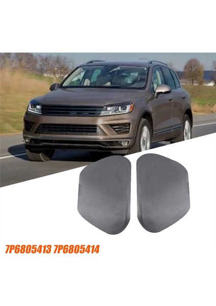 1paır Araş Çamurluk Liner Uzatma Kapak Kapağı 7P6805413 7P6805414 Vw Touareg Için 2011-2017 Bonnet Ön Sol Rright (Yurt Dışından) fırsatları