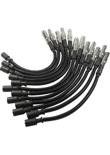 12PC Buji Kabloları Benz C E Sınıfı E320 W210 W203 W211 W220 W251 C240 ​​C320 C55 1121500118 1121500218 (Yurt Dışından)