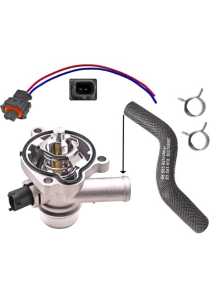 Motor Soğutucu Termostat Veya Çıkış Hortumu Chevrolet Için Uyuyor Cruze Jh Turbo 1.4 Sonic Opel Astra 11-15 55593034 13251435 (Yurt Dışından) fiyatları