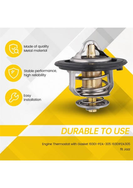 Honda Fit Caz Için Conta 19301-PZA-305 19301PZA305 ile Motor Termostat (Yurt Dışından) fırsatları