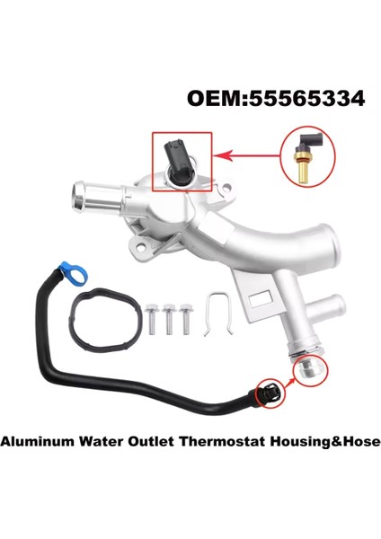 Buick Encore Için Chevrolet Cruze Limited Sonic Trax 1.4l Su Çıkışı Termostat Muhafazası ve Hortumu 25193922 55565334 (Yurt Dışından) fırsatları