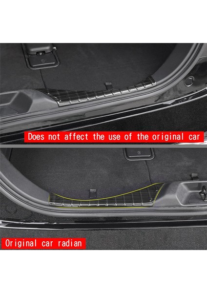 Toyota Alphard 40 Serisi 2023+ Otomobil Arka Muhafızlar Paslanmaz Çelik Gaga Çamurluk Plaka Koruyucu Koruma Siyahı Kapsar (Yurt Dışından) fırsatları