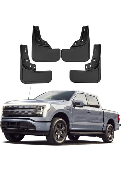 Ford F-150 Lightning Için Araba Çamur Fleps 2021+ Çamurluklar Çamurluk Çamur Guard Flep Splash Flaps Aksesuarları (Yurt Dışından) fiyatları