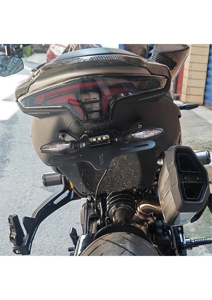 Motosiklet Plaka Tutucu Braketi Düzenli Çamurluk Eliminatör Kuyruk Sinyal Lamba Plakası Cfmoto 800NK NK800 2023 2024 (Yurt Dışından) modelleri