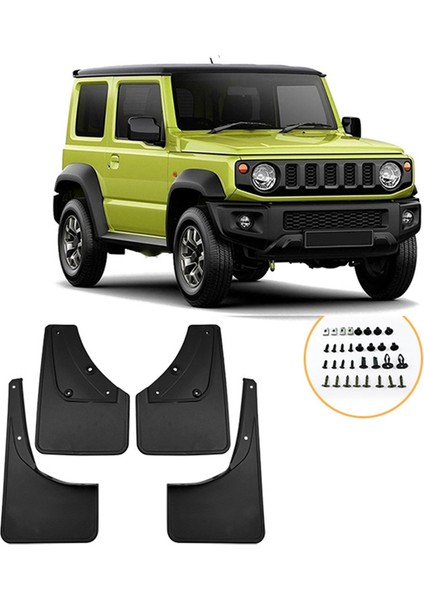 Suzuki Jimny Için Araba Çamur Fleps 2019-2023 Çamurluk Çamurluk Çamur Guard Flep Splash Flaps Aksesuarlar Siyah (Yurt Dışından) fiyatları