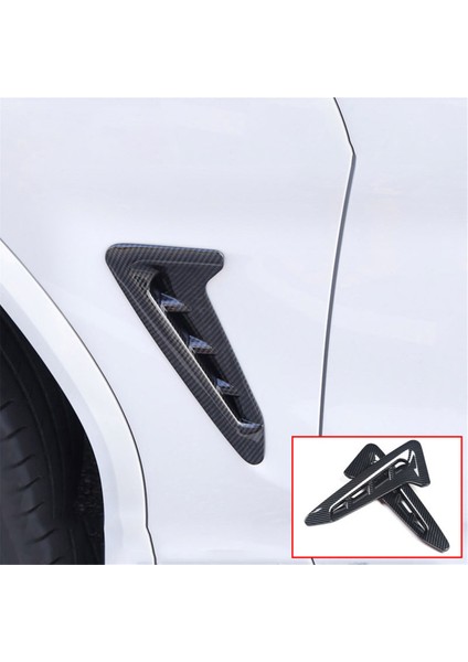 1paır Ön Taraftaki Çamurluk Hava Çıkış Kapağı Bmw Için X3 G01 X4 G02 2018-2024 Araba Stil Havalandırma Fender Chrome Gümüş (Yurt Dışından) fırsatları