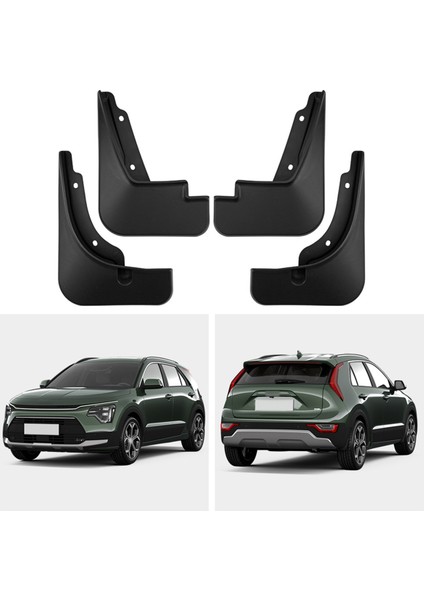 Kia Niro Ev Hybrid 2023 2024 Çamurlu Çamur Fleps Splash Gardiyanlar Ön Arka Tekerlekler Çamurluk Araç Aksesuarları 4 Pcs (Yurt Dışından) fiyatları