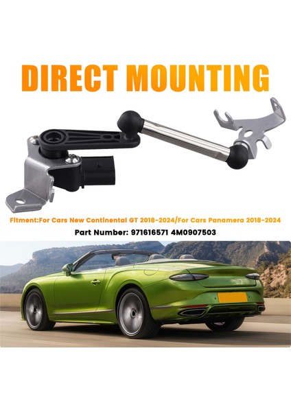 971616571 Porsche Panamera Için Sol Arka Süspansiyon Yüksekliği Seviye Sensör Braketi 971 Bentley Yeni Continental Gt 2018-2024 (Yurt Dışından) fırsatları