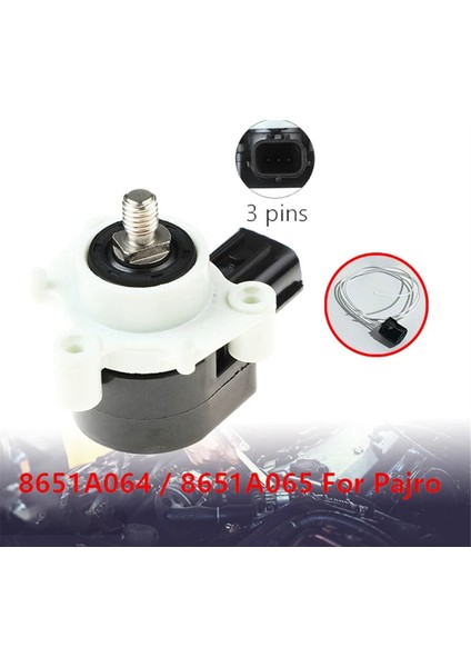 Mitsubishi Pajero Montero 4 Iv V8 V9 2006-2016 Vücut Yüksekliği Sensörü Için Yeni Ön Far Leveler Sensörü 8651A064 (Yurt Dışından) fiyatları
