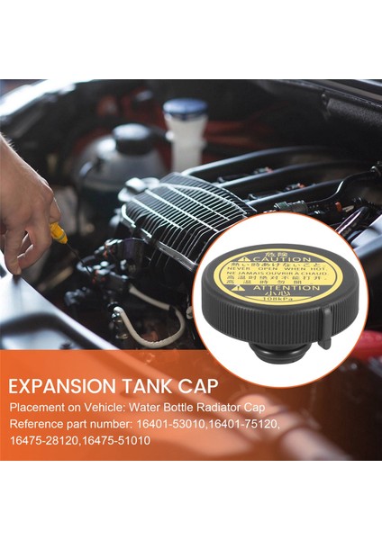 Toyota Corolla Lexus Için Radyatör Soğutucu Taşma Kurtarma Tank Kapağı 200D Subaru Trezia 1647551010 16475-51010 (Yurt Dışından) fırsatları