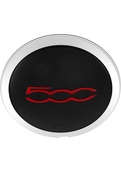 Fiat Için 133MM Hubcap 500 Tekerlekler Merkez Hub Kapakları 68078419AC 68078421AC Toz Kapak 51884863 Kırmızı (Yurt Dışından) modelleri