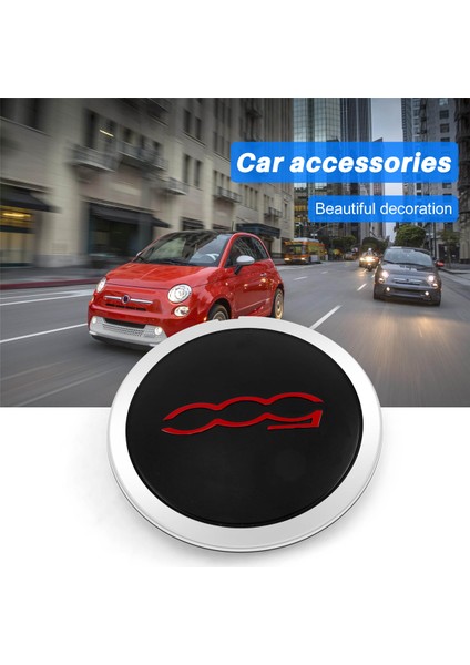 Fiat Için 133MM Hubcap 500 Tekerlekler Merkez Hub Kapakları 68078419AC 68078421AC Toz Kapak 51884863 Kırmızı (Yurt Dışından) indirimleri