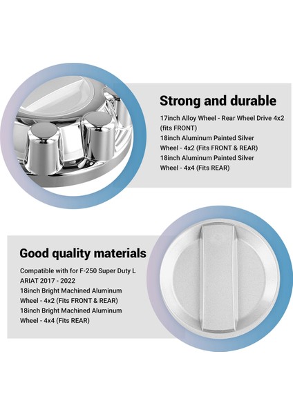 Tekerlek Merkezi Hub Kapağı HC3Z-1130-J HC3Z1130J Ford F-250 F-350 Süper Görev 2017-2022 (Yurt Dışından) fırsatları