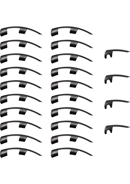 Tesla Model Y 2021-2023 Indüksiyonu Uberturbine Tekerlek Kapağı Koruyucuları Matt Black Için 21 Inç Araba Göbek Kapağı Jant Yaması (Yurt Dışından)