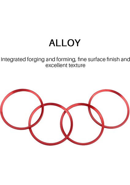 4pcs Hubs Hubs Yüzük Tekerlek Merkezi Kapaklar Honda Civic Için Trim 2020-2016 Jant Merkezi Kapak Dekorasyon Alüminyum Alaşım (Yurt Dışından) modelleri