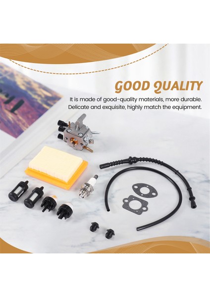 Karbüratör Hava Filtre Ampulü Yakıt Repower Kit Stıhl FS120 FS200 FS250 FS250 FS300 FS350 FR450 Dize Düzeltici (Yurt Dışından) fırsatları