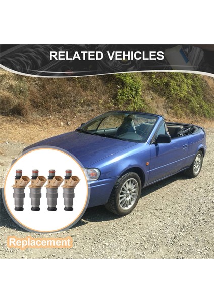 Yakıt Enjektör Nozul 23209-11100 23250-11100 2320911100 2325011100 Toyota Paseo Için 1.5l L4 1992-1993-1994-1995 (Yurt Dışından) fırsatları