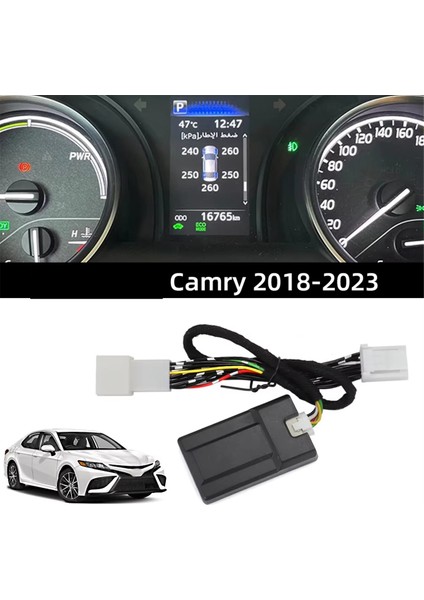 Toyota Camry Için 2018-2023 Rav4 Corolla 2019-23 Tpms Tire Dijital LCD Ekran Otomatik Güvenlik Alarm Lastik Basınç Monitörü (Yurt Dışından) indirimleri