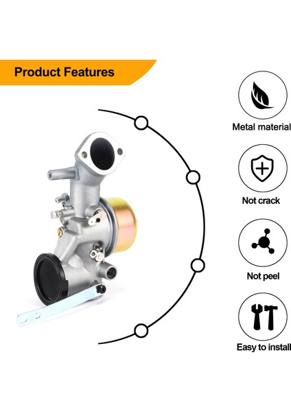 Briggs &amp; Stratton Için Conta ile Karbüratör 491031 490499 491026 281707 12HP Motor Karbonhidrat (Yurt Dışından) indirimleri