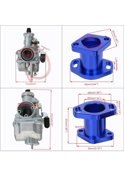 VM22 Karbüratör Emme Borusu Hava Filtre Kiti Otomotiv Malzemeleri GX200 CT200U KT196 (Yurt Dışından) indirimleri