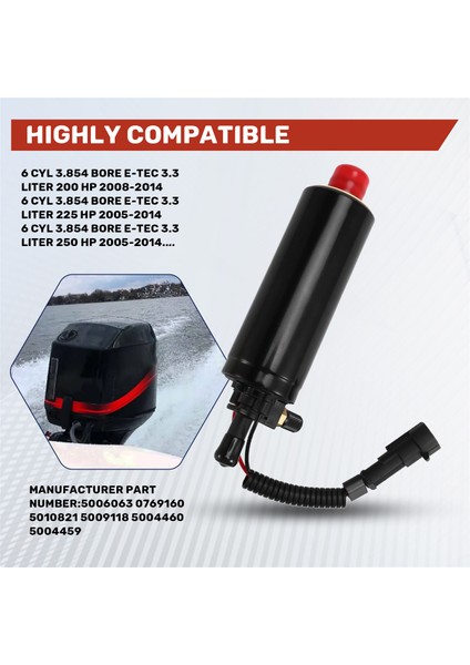 Johnson Evinrude Için Elektrikli Yakıt Pompası Vst 2007-2012 5006063 0769160 5010821 (Yurt Dışından) indirimleri