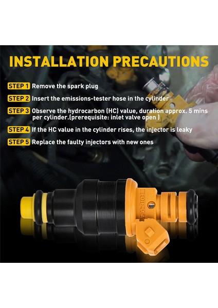 8pcs Araç Yakıt Enjektörleri Nozul 0280150939 1991-2005 Ford F150 F250 F-350 E-150 E250 E350 5.0 5.8 4.6 5.4 0280150943 (Yurt Dışından)