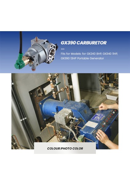 Honda Için Karbüratör Karbonhidrat GX340 GX390 188F Motor Motor 11HP 13HP Jeneratör Parçaları (Yurt Dışından) modelleri