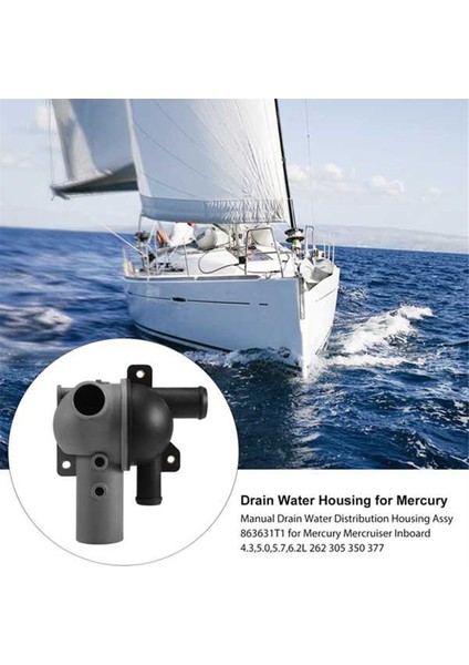 863631T1 Mercruıser Için Su Deposu Montaj Distribütörü 4.3,5.0,5.7,6.2l 262 305 350 Manuel Tahliye Fişi 863802T2 863444T2 (Yurt Dışından) modelleri