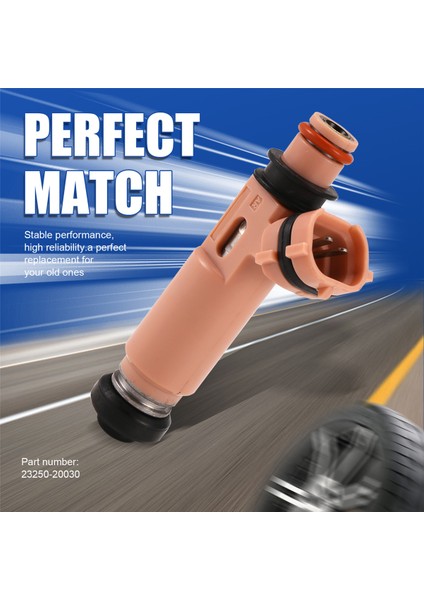 23250-20030 Toyota Camry Highlander Lexus ES300 RX400H 3.3l 1mz 2002-2008 2325020030 23209-20030 Için Yakıt Enjektörü (Yurt Dışından) indirimleri