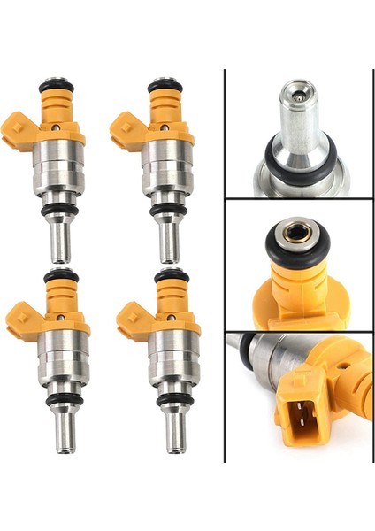 4pcs Yakıt Enjektör Nozul Akışı Eşleşen Yakıt Enjektörü 0K30E13250 Kıa Rıo 1.6l 1.5l 2001-2005 0K30E-13250 (Yurt Dışından) modelleri